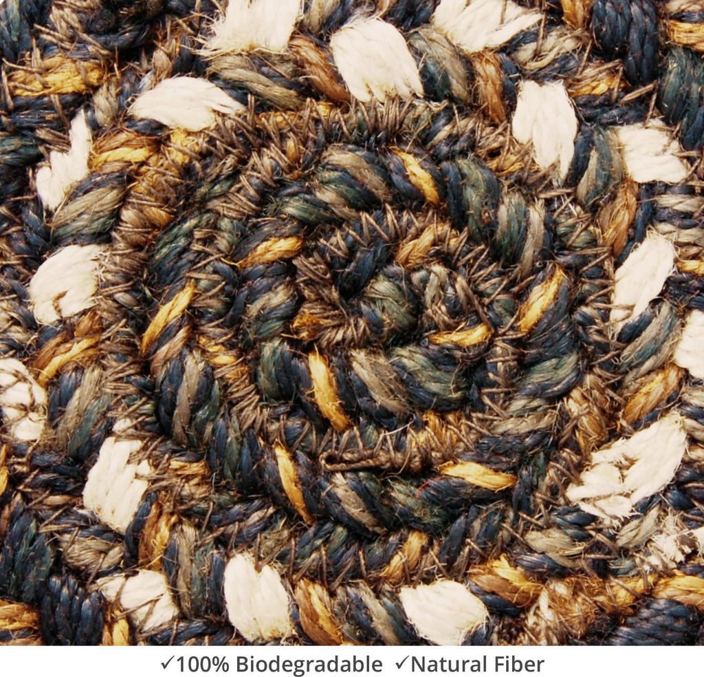 homespice decor jute braided kilimanjaro brown rug