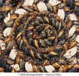 homespice decor jute braided kilimanjaro brown rug