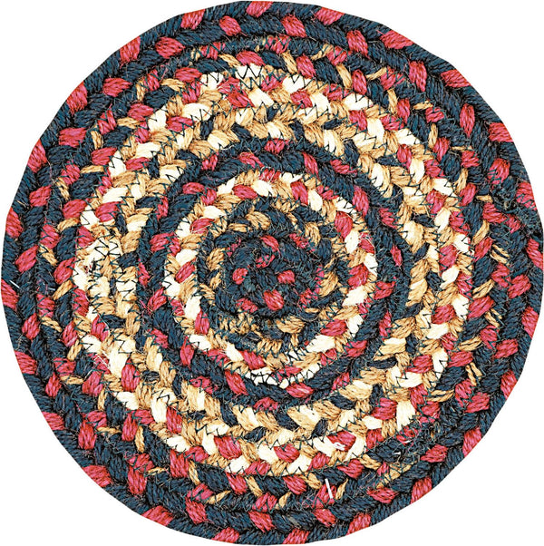 homespice decor jute braided prescott black rug