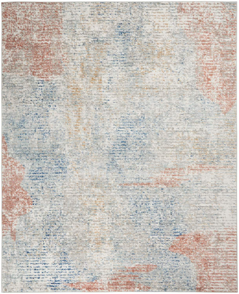 nourison quarry qua10 ivory multi rug