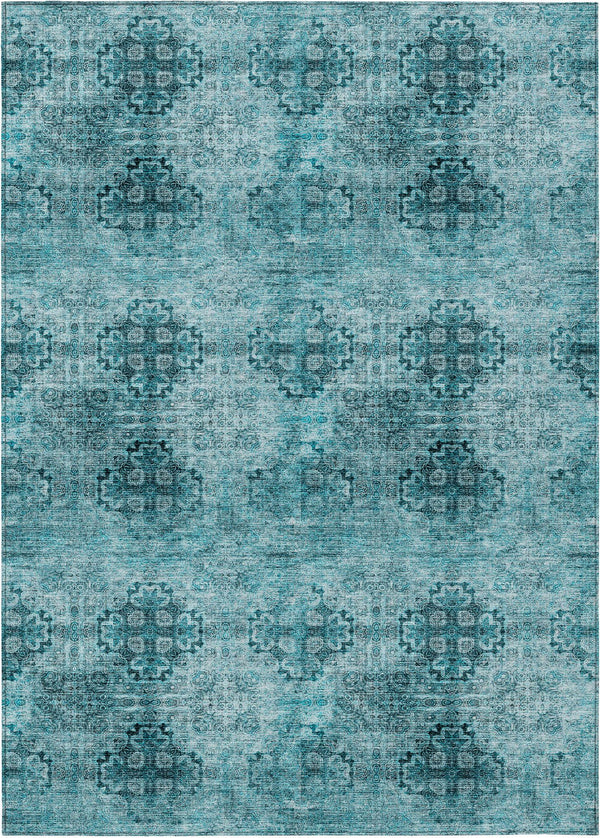 addison chantille acn557 teal rug
