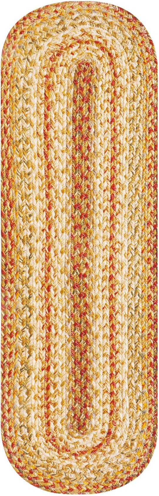 homespice decor jute braided harvest beige rug