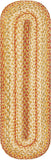 homespice decor jute braided harvest beige rug