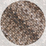 homespice decor ultra durable braided wildwood brown rug