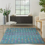 nourison passion psn45 blue multicolor rug