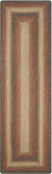 homespice decor jute braided russett beige rug