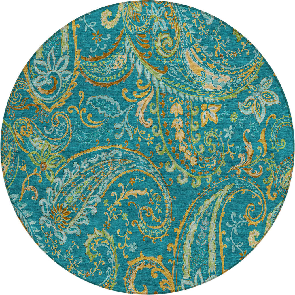 addison chantille acn533 teal rug