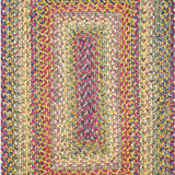homespice decor ultra durable braided rainforest beige rug