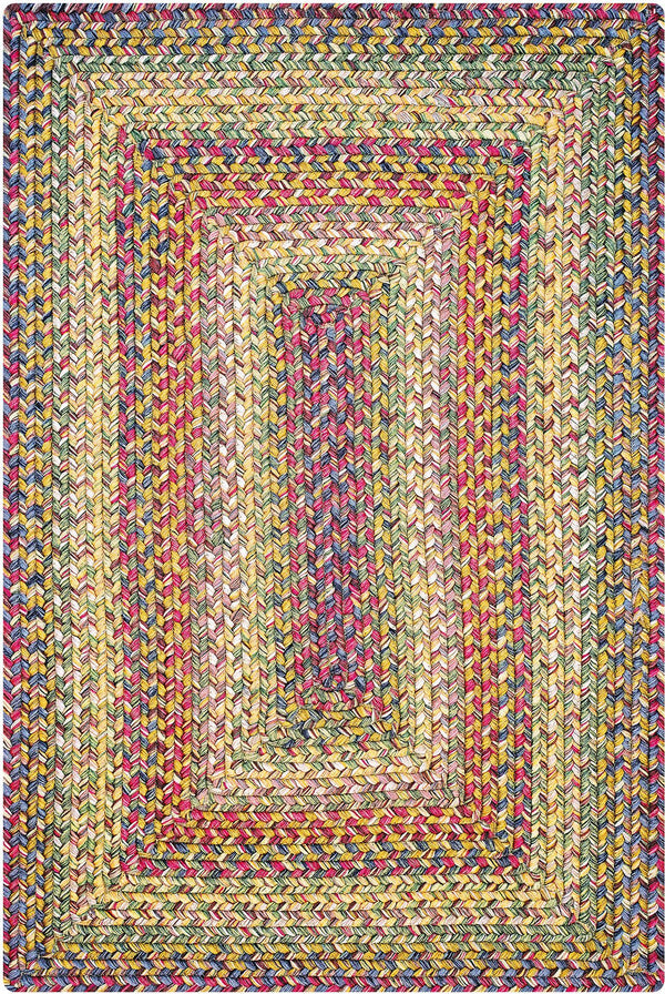homespice decor ultra durable braided rainforest beige rug