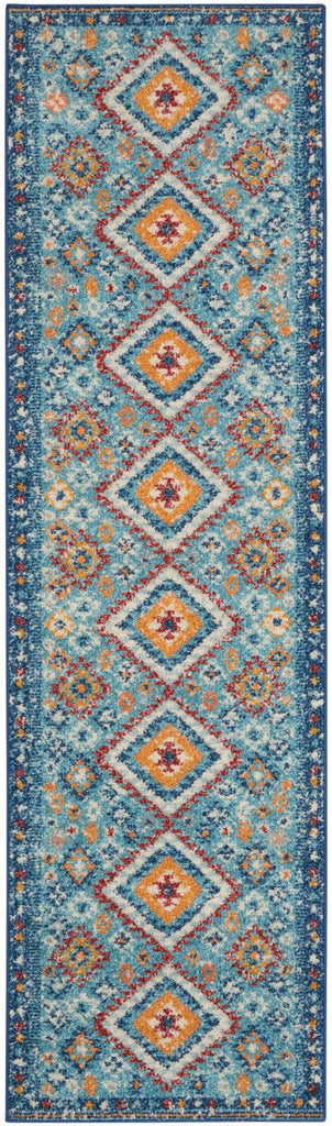 nourison passion psn47 blue multicolor rug