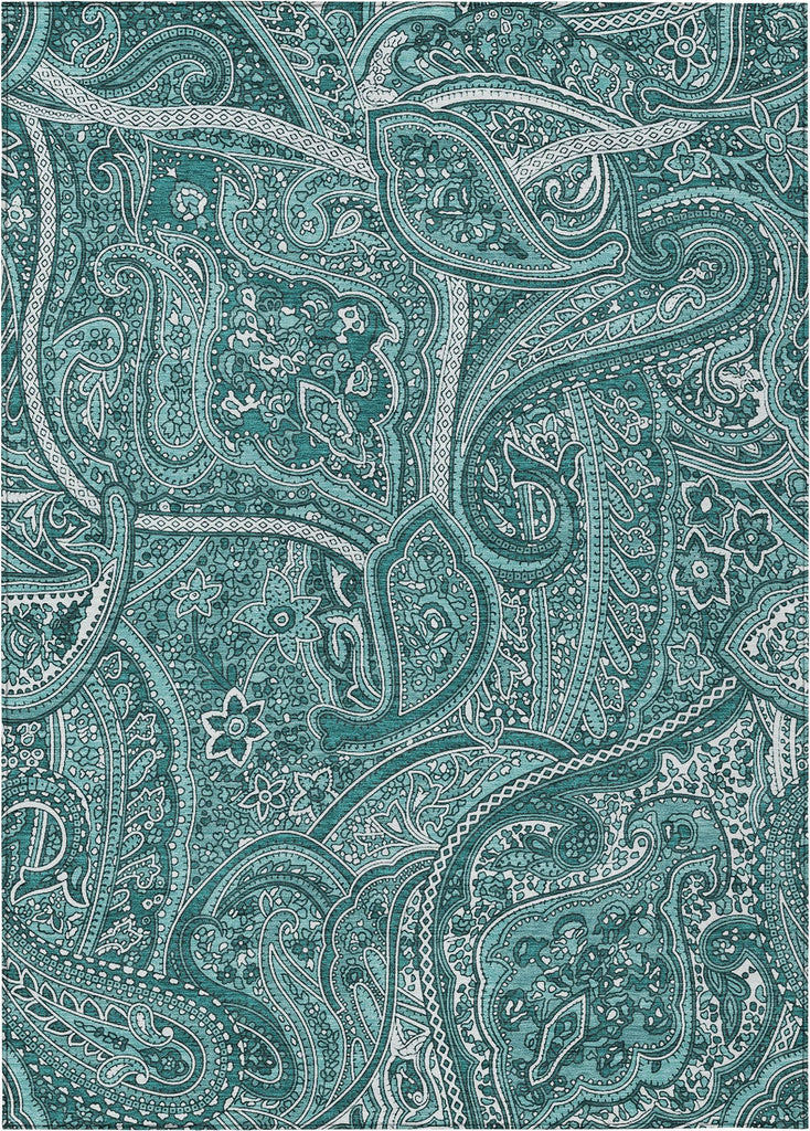 addison chantille acn623 teal rug