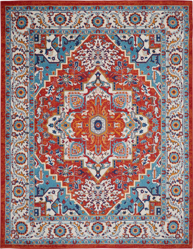 nourison passion psn33 red multi colored rug