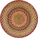 homespice decor jute braided azalea red rug