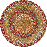 homespice decor jute braided azalea red rug
