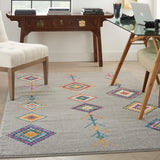 nourison passion psn46 grey multi rug