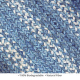 homespice decor jute braided denim blue rug
