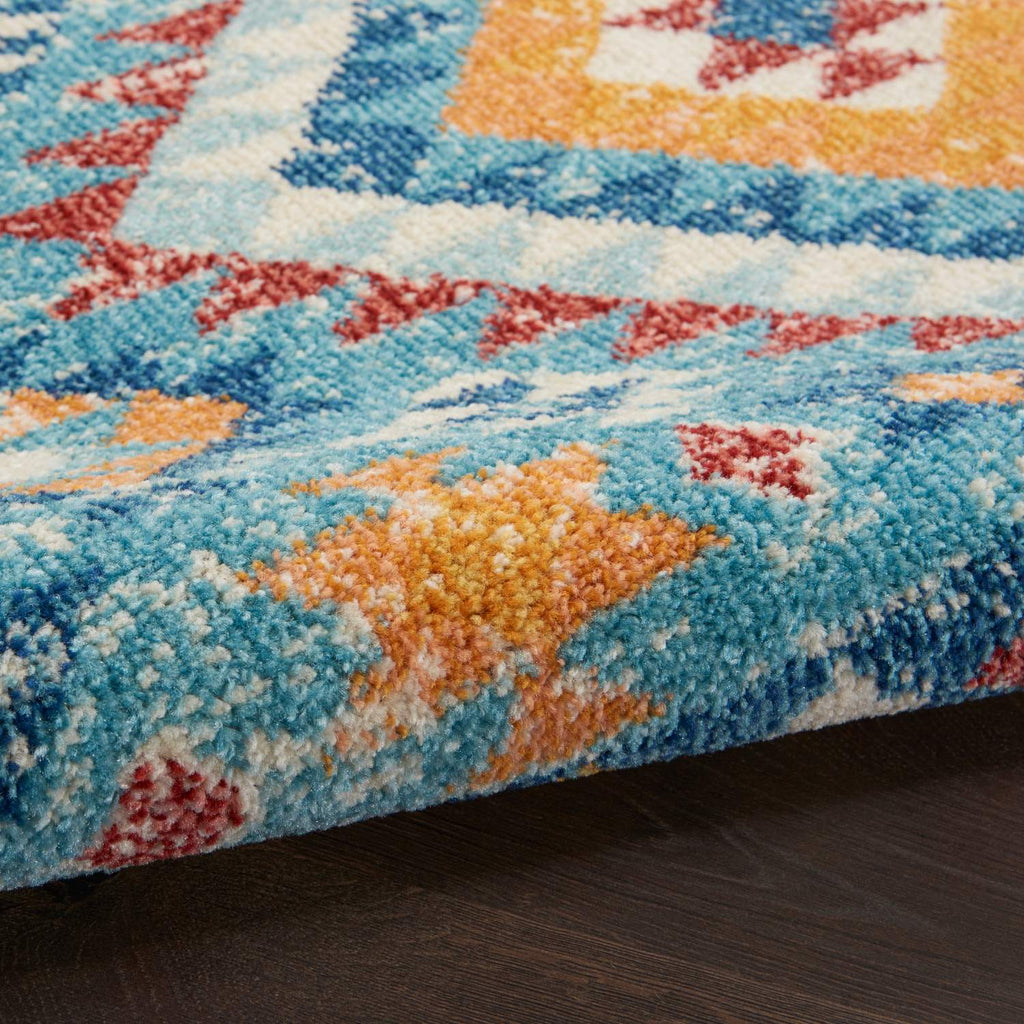 nourison passion psn47 blue multicolor rug