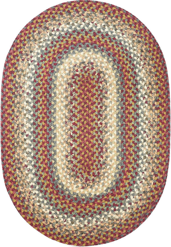 homespice decor cotton braided neverland red rug