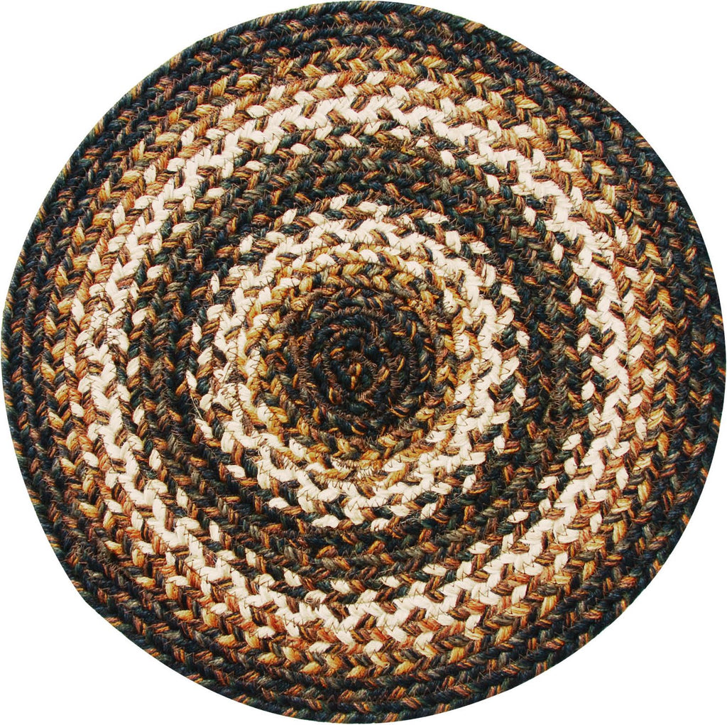 homespice decor jute braided kilimanjaro brown rug