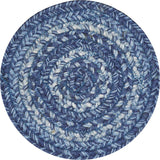 homespice decor jute braided denim blue rug