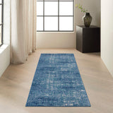 nourison river flow rfv02 teal ivory blue rug