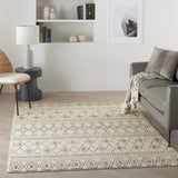 nourison passion psn41 ivory grey rug