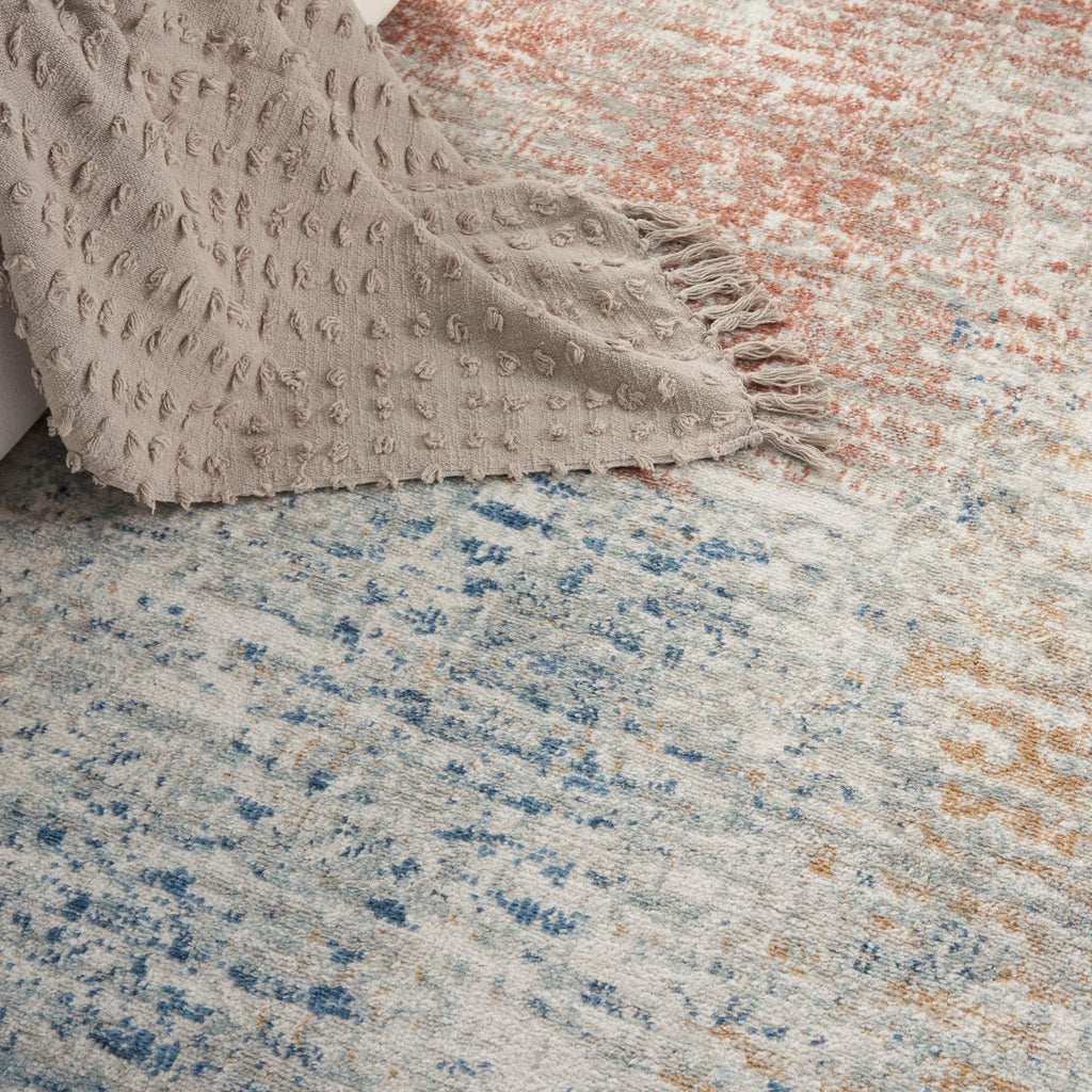 nourison quarry qua10 ivory multi rug