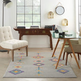 nourison passion psn46 grey multi rug
