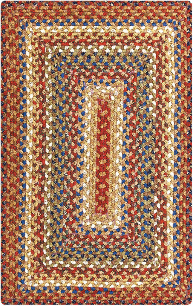 homespice decor cotton braided biscotti brown rug