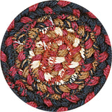 homespice decor jute braided prescott black rug