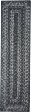 homespice decor jute braided grey cloud light grey rug