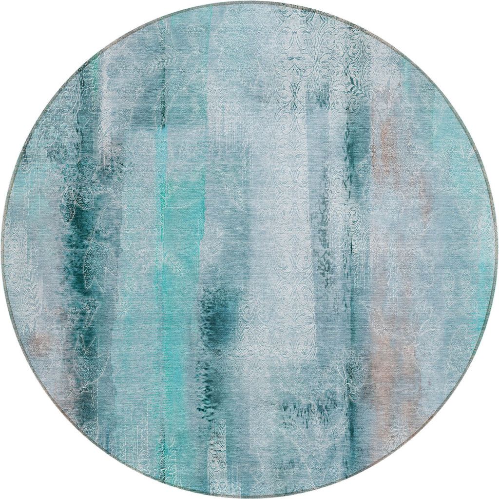addison chantille acn537 teal rug