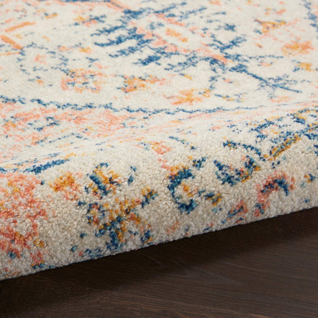 nourison tranquil tra06 ivory multicolor rug