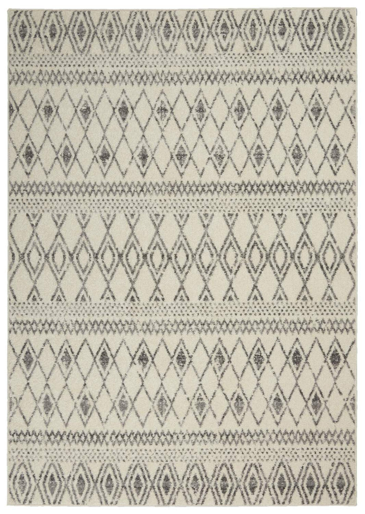 nourison passion psn41 ivory grey rug