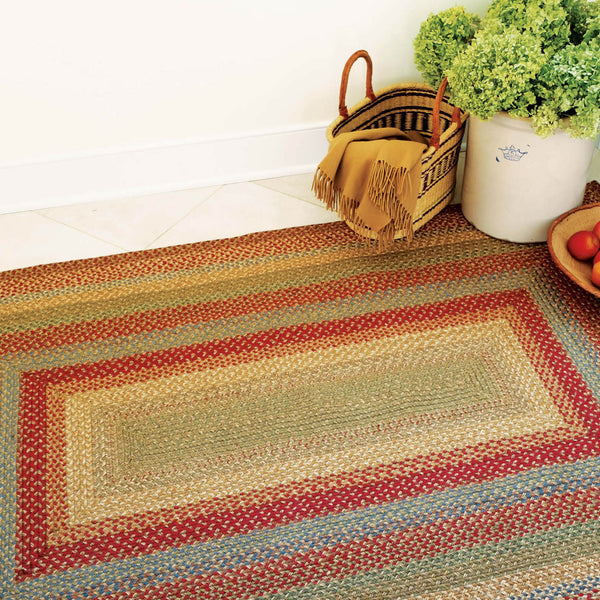 homespice decor jute braided azalea red rug