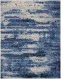 nourison river flow rfv01 blue grey rug