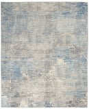 nourison solace sla01 ivory grey blue rug