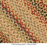 homespice decor jute braided kingston beige rug