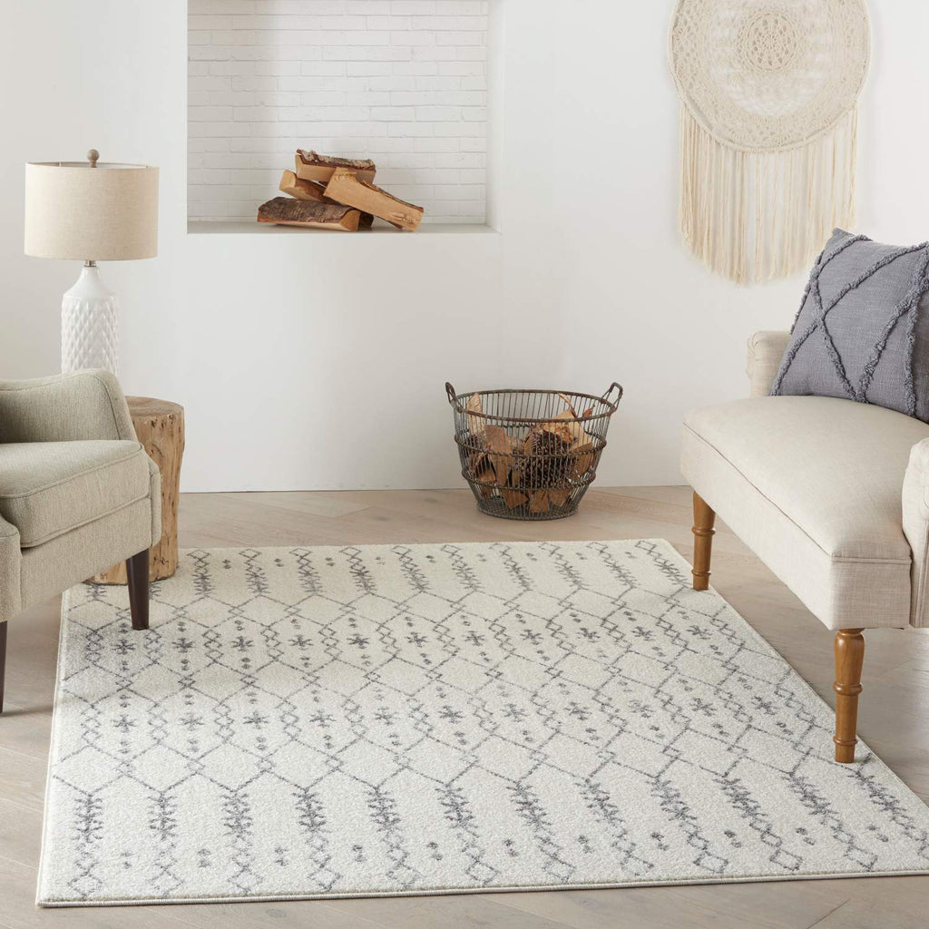 nourison passion psn40 ivory grey rug