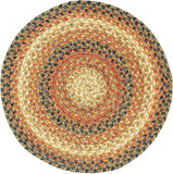 homespice decor jute braided russett beige rug