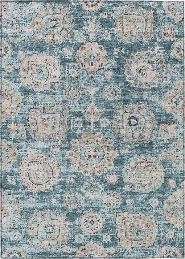 addison chantille acn634 teal rug