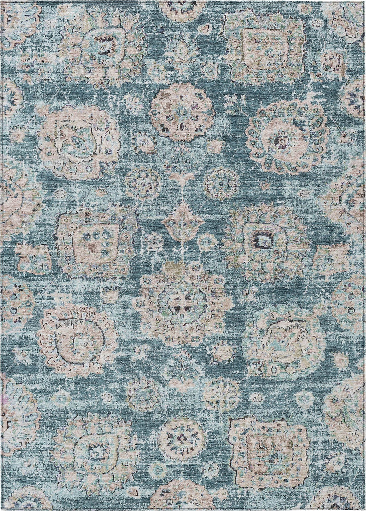 addison chantille acn634 teal rug
