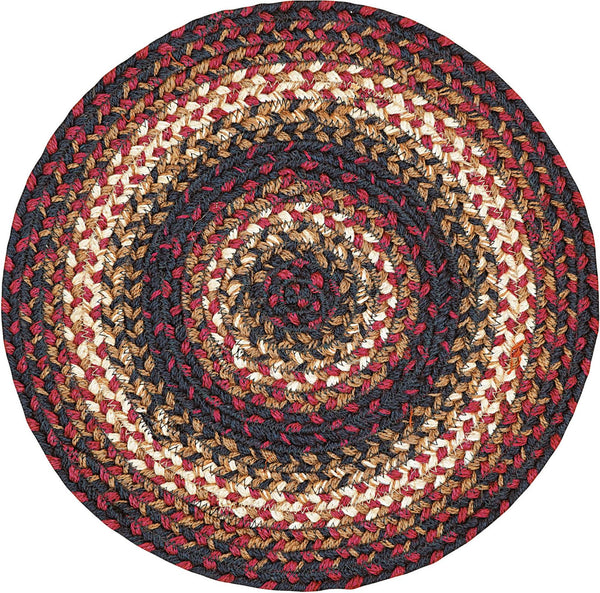 homespice decor jute braided prescott black rug