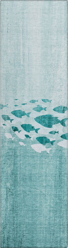 addison chantille acn627 teal rug