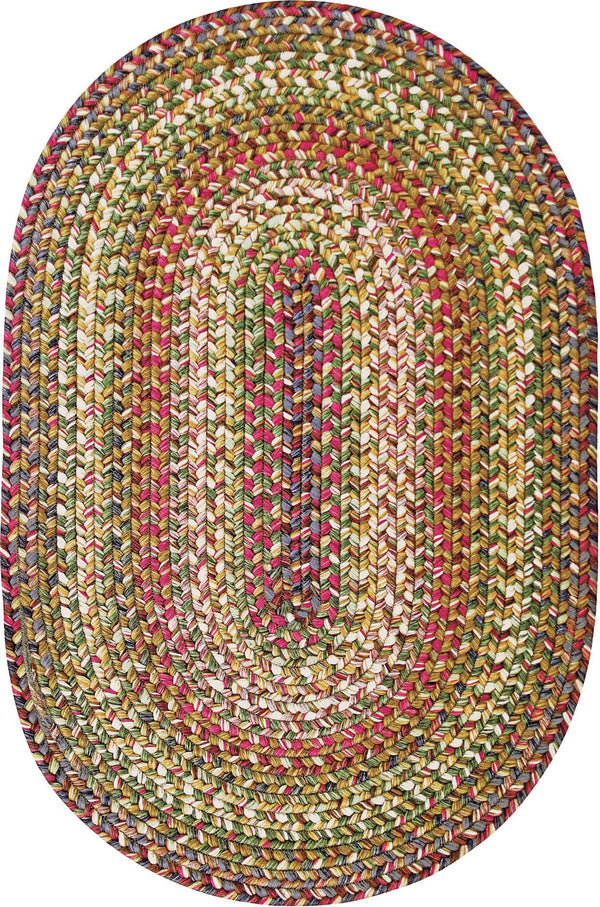 homespice decor ultra durable braided rainforest beige rug