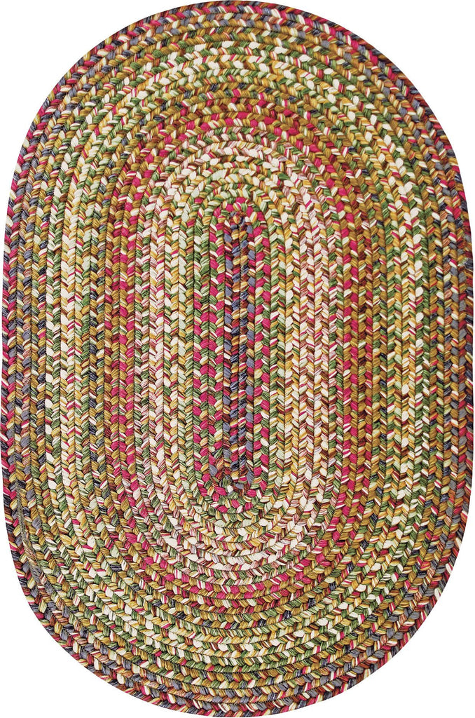homespice decor ultra durable braided rainforest beige rug