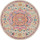 nourison passion psn25 ivory pink rug