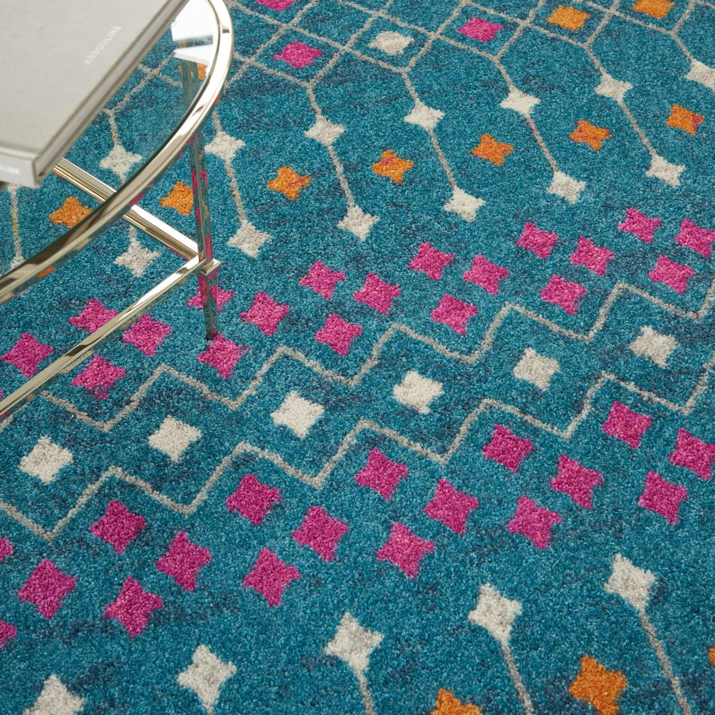nourison passion psn45 blue multicolor rug