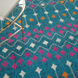nourison passion psn45 blue multicolor rug