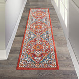 nourison passion psn33 red multi colored rug
